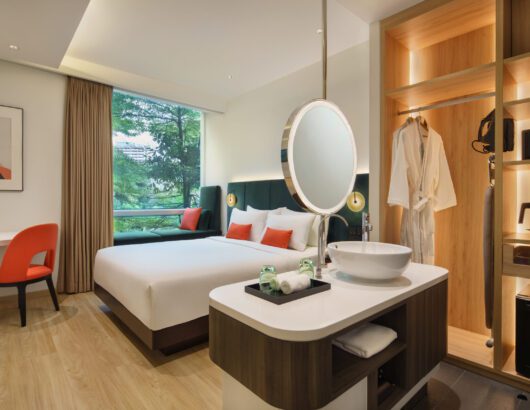 Superior Queen Bedroom at Park Regis by Prince featuring a queen-size bed which perfect for 1 to 2 guests.