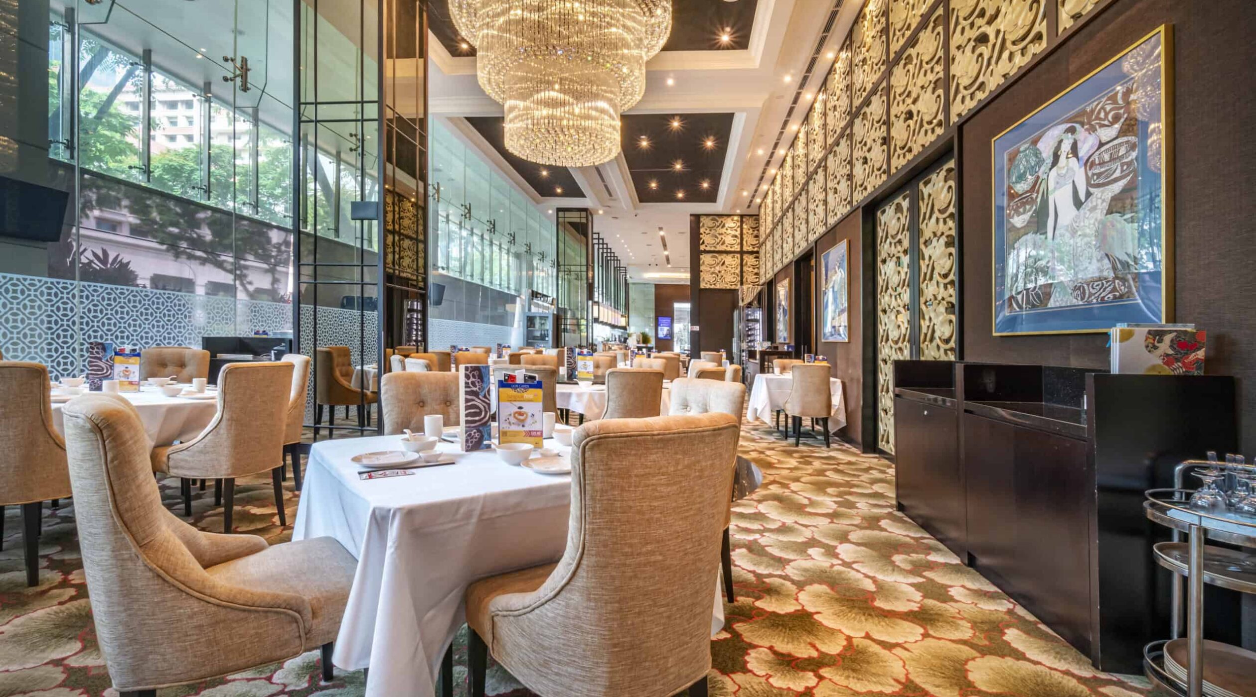 Restaurant dining area at Park Regis by Prince Singapore